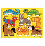 Melissa & Doug Pets Mix'n Match Wooden Peg Puzzle
