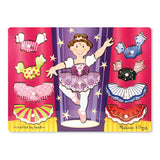 Melissa & Doug Ballerina Dress-Up Mix 'n Match Peg