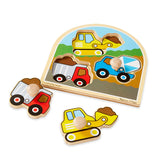 Melissa & Doug Construction Site Jumbo Knob Puzzle
