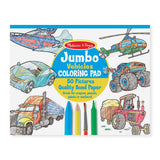 Melissa & Doug Jumbo Coloring Pad - Vehicles