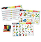 Melissa & Doug Alphabet / Numbers Placemat Bundle