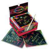 Melissa & Doug Rainbow Mini Scratch Art Notes (Box of 125)