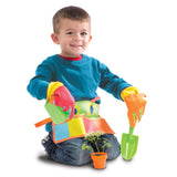 Melissa & Doug Sunny Patch Happy Giddy Garden Tool Belt Set With Gloves, Trowel, Watering Can, and Pot