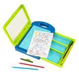 Melissa & Doug Adventure Design Activity Kit: 9 Double-Sided Plates, 4 Colored Pencils, Crayon