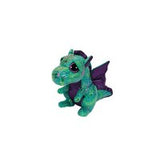 Ty Beanie Boos Cinder The Green Dragon Plush 6"