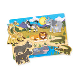 Melissa & Doug Safari Peg Puzzle