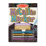 Melissa & Doug Metallic Marker Trace & Color Pad