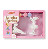 Melissa & Doug Decorate-Your-Own Ballerina Figurines Craft Kit: 2 Figurines to Paint
