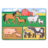 Melissa & Doug Farm Peg Puzzle