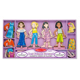 Melissa & Doug Best Friends Forever Deluxe Magnetic Dress-Up Play Set (55+pc)