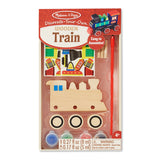 Melissa & Doug Decorate-Your-Own Wooden Train Craft Kit