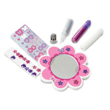 Melissa & Doug Decorate-Your-Own Wooden Pocket-Sized Flower Mirror Craft Kit