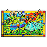 Melissa & Doug Stained Glass Made Easy Craft Kit: Dragon - 170+ Stickers