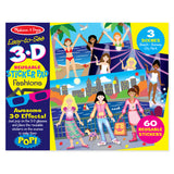 Melissa & Doug Easy-to-See 3-D Reusable Sticker Pad, Fashions