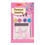 Melissa & Doug Decorate-Your-Own Pendant Jewelry Craft Kit (Makes 4 Necklaces)