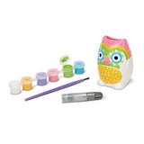 Melissa & Doug Decorate-Your-Own Wooden Owl Bank Craft Kit