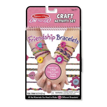Melissa & Doug On-the-Go Craft Set - Friendship Bracelets