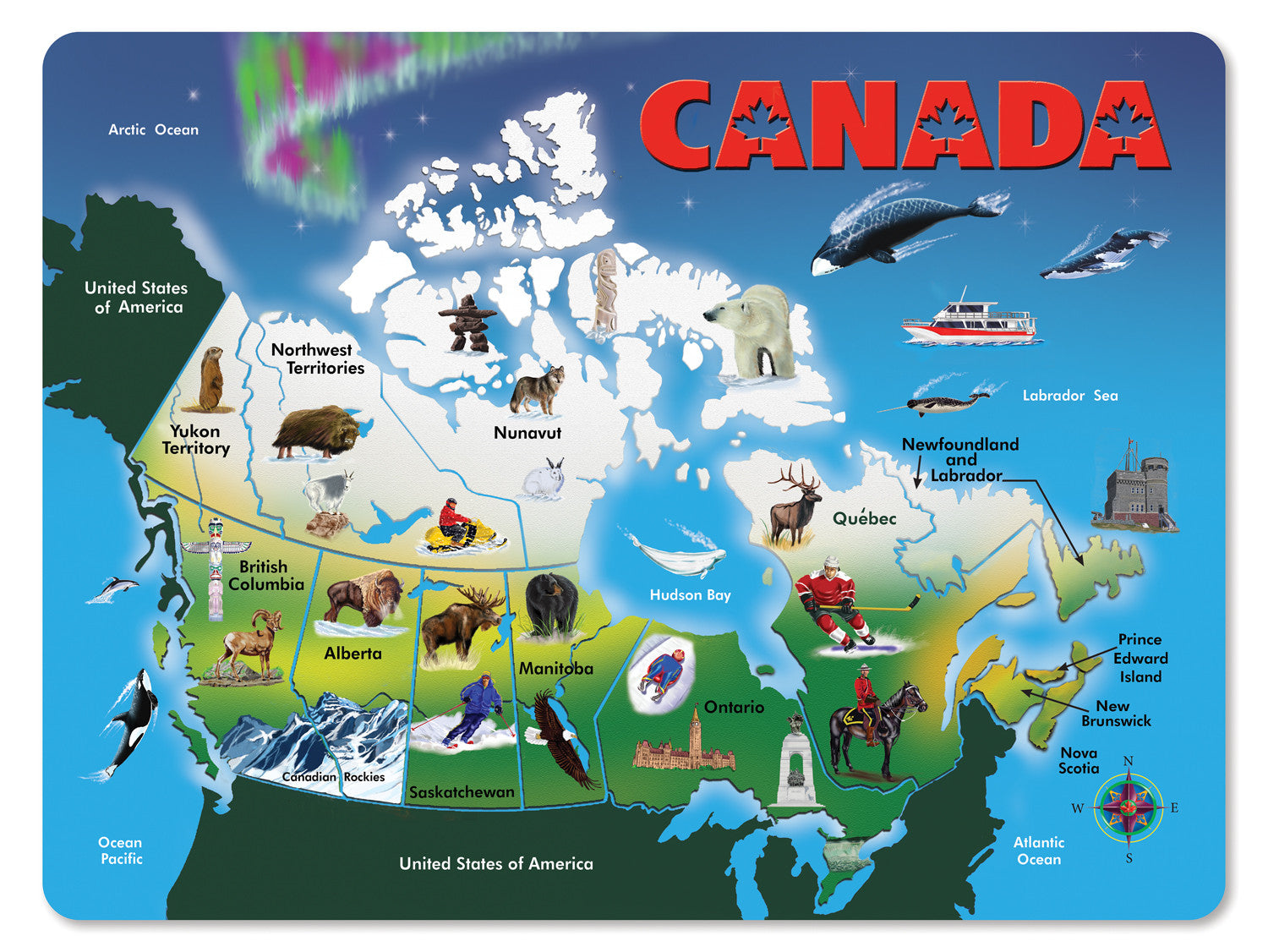 Melissa & Doug Canada Map