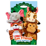 Melissa and Doug Kids' Zoo Friends Hand Puppets Set