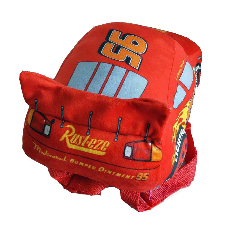Disney Cars 3- 17" Plush Backpack - Lightning McQueen