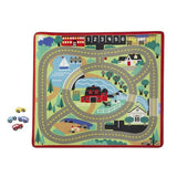 Melissa and Doug Kids' Round the Town Road Rug Playmat