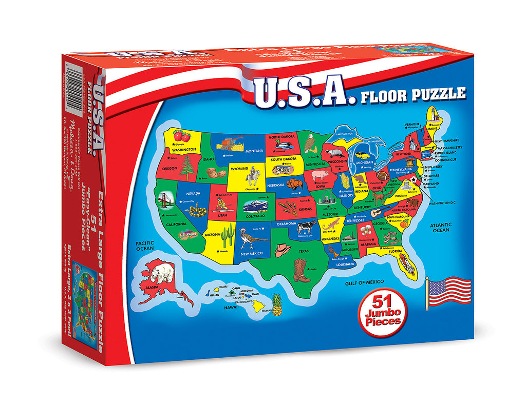 Melissa & Doug U.S.A. Map Floor (51 pc) 440