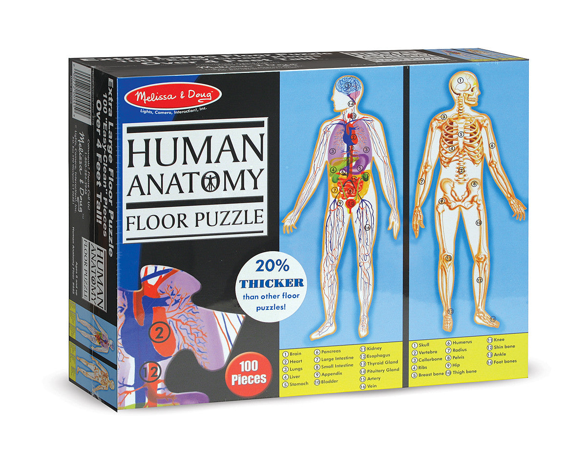 Melissa & Doug Human Anatomy Floor Puzzle (100 pc) 445