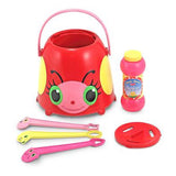 Melissa & Doug Mollie Ladybug Bubble-Blowing Bucket Set With 3 Bubble Wands
