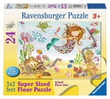 Ravensburger Children's Puzzles 24 pc Super Sized Floor Puzzles - Junior Mermaid 5396