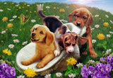 Ravensburger Children's Puzzles 24 pc Super Sized Floor Puzzles - Frolicking Puppies 5428
