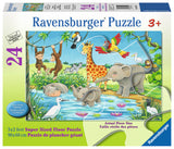 Ravensburger Children's Puzzles 24 pc Super Sized Floor Puzzles - Waterhole Fun 5449