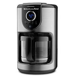KitchenAid 12 Cup Glass Carafe Onyx Black Coffee Maker (KCM111OB) Closeout