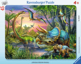 Ravensburger Children's Puzzles Frame Puzzles - Dinosaurs at Dawn (45 pc Puzzle) 6633