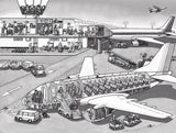 Ravensburger Children's Puzzles See-Inside Frame Puzzles - At the Airport (41 pc Puzzle) 6669
