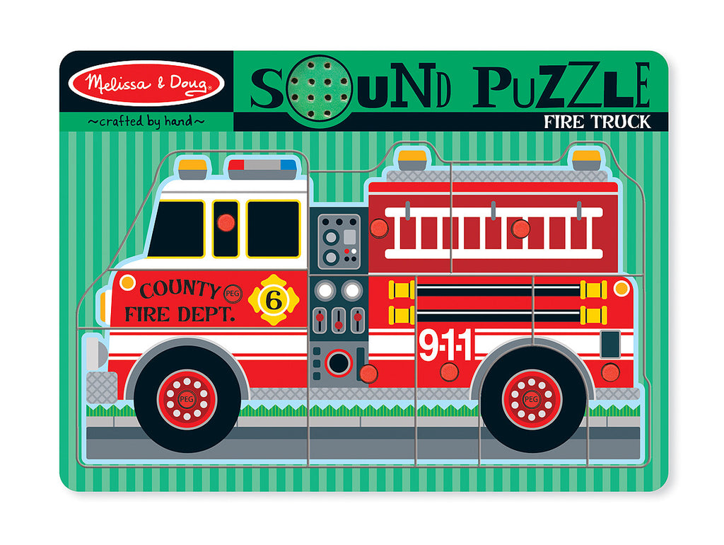 Melissa & Doug Fire Truck Sound Puzzle