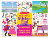 Melissa & Doug Reusable Sticker Pad: Princess Castle - 200+ Stickers and 5 Scenes