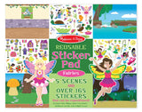 Melissa & Doug Reusable Sticker Pad: Fairies - 200+ Stickers