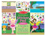 Melissa & Doug Reusable Sticker Pad: Fairies - 200+ Stickers
