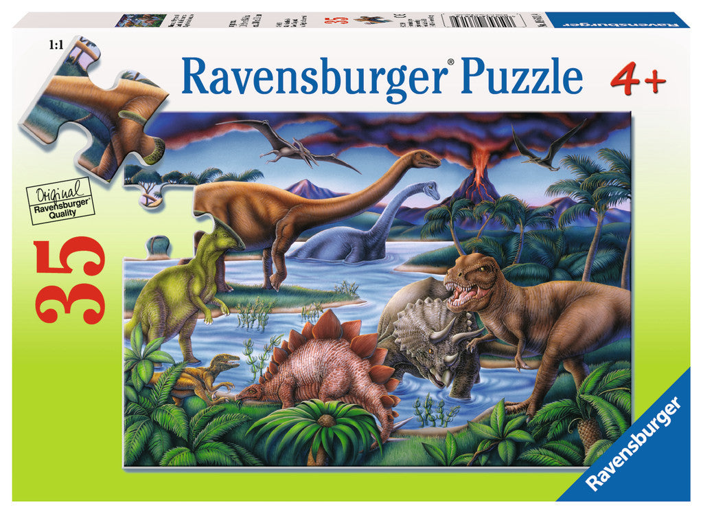 Ravensburger Children's Puzzles 35 pc Puzzles - Dinosaur Playground 08613