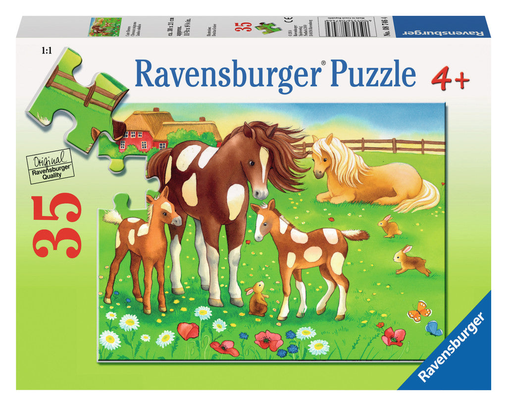 Ravensburger Children's Puzzles 35 pc Puzzles - Cute Horses 08746