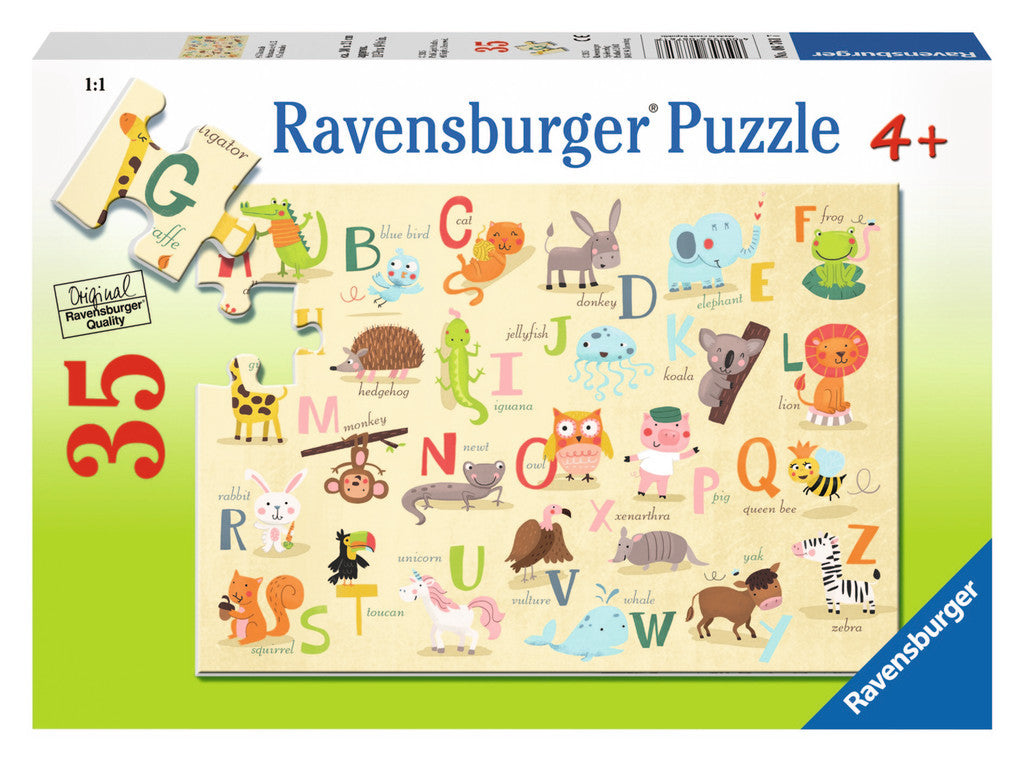 Ravensburger Children's Puzzles 35 pc Puzzles - A-Z Animals 08761