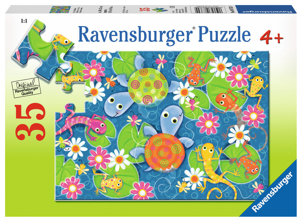 Ravensburger Children's Puzzles 35 pc Puzzles - Colorful Reptiles 08762