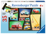 Ravensburger Children's Puzzles 35 pc Puzzles - Tires & Engines 08781