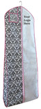 Merry Modes White & Black with piping Breathable Damask Bag
