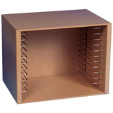 Melissa & Doug Natural Wood Puzzle Storage Case (Holds 12 Puzzles)