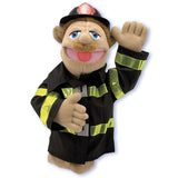 Melissa & Doug Firefighter Puppet With Detachable Wooden Rod