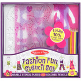 Melissa & Doug Fashion Stencil Set