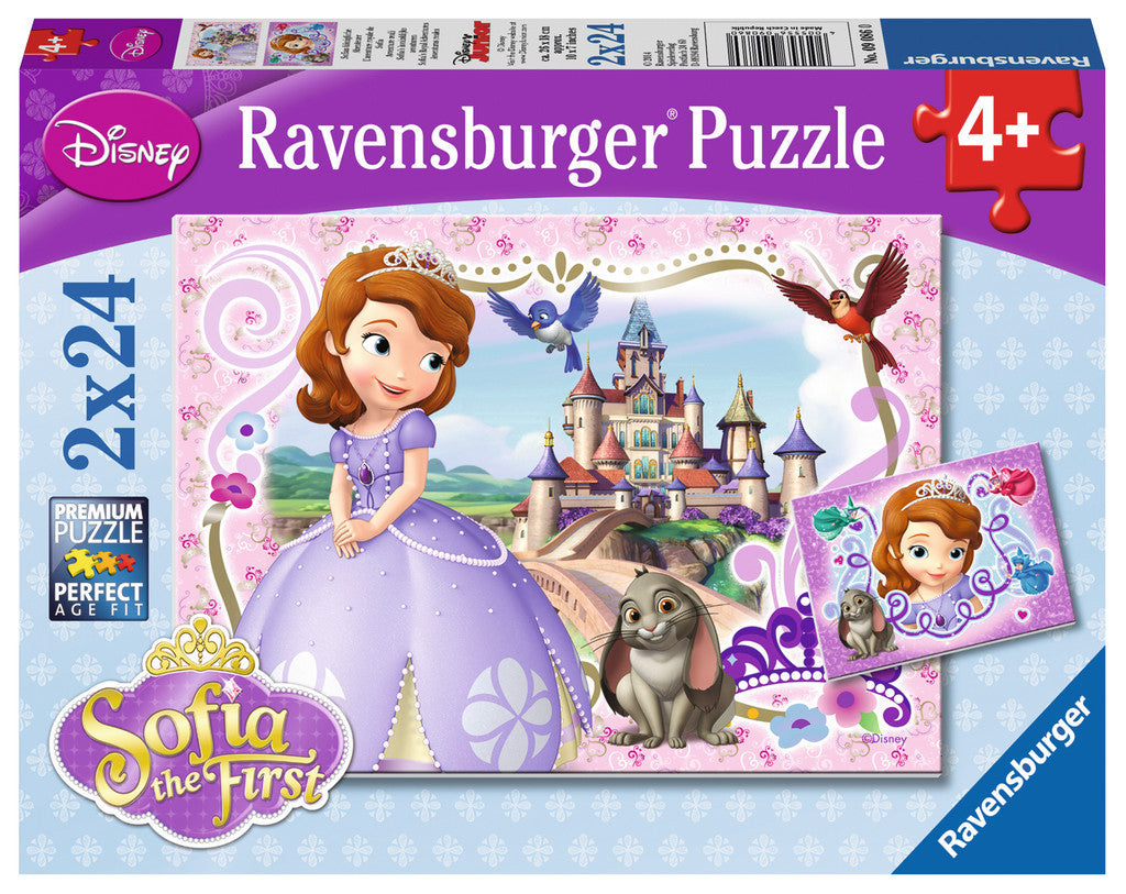 Ravensburger Junior™ Sofia the First: Sofia's Royal Adventures (2 x 24 pc Puzzles) 09086