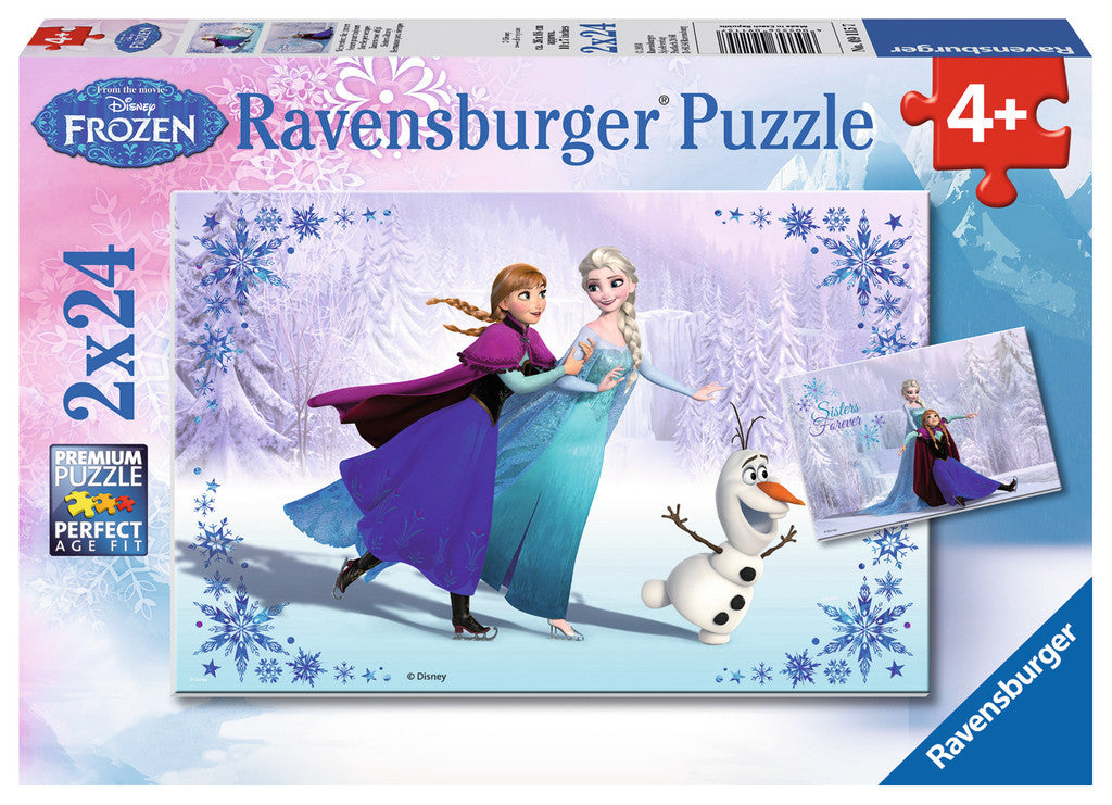 Ravensburger Frozen™ Sisters Always (2 x 24 pc Puzzles) 09115