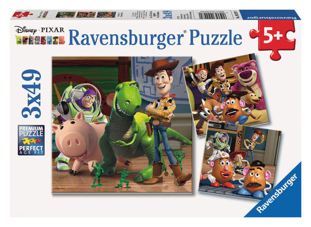 Ravensburger Disney Pixar™ Toy Story: Woody & Rex (3 x 49 pc Puzzles) 09297